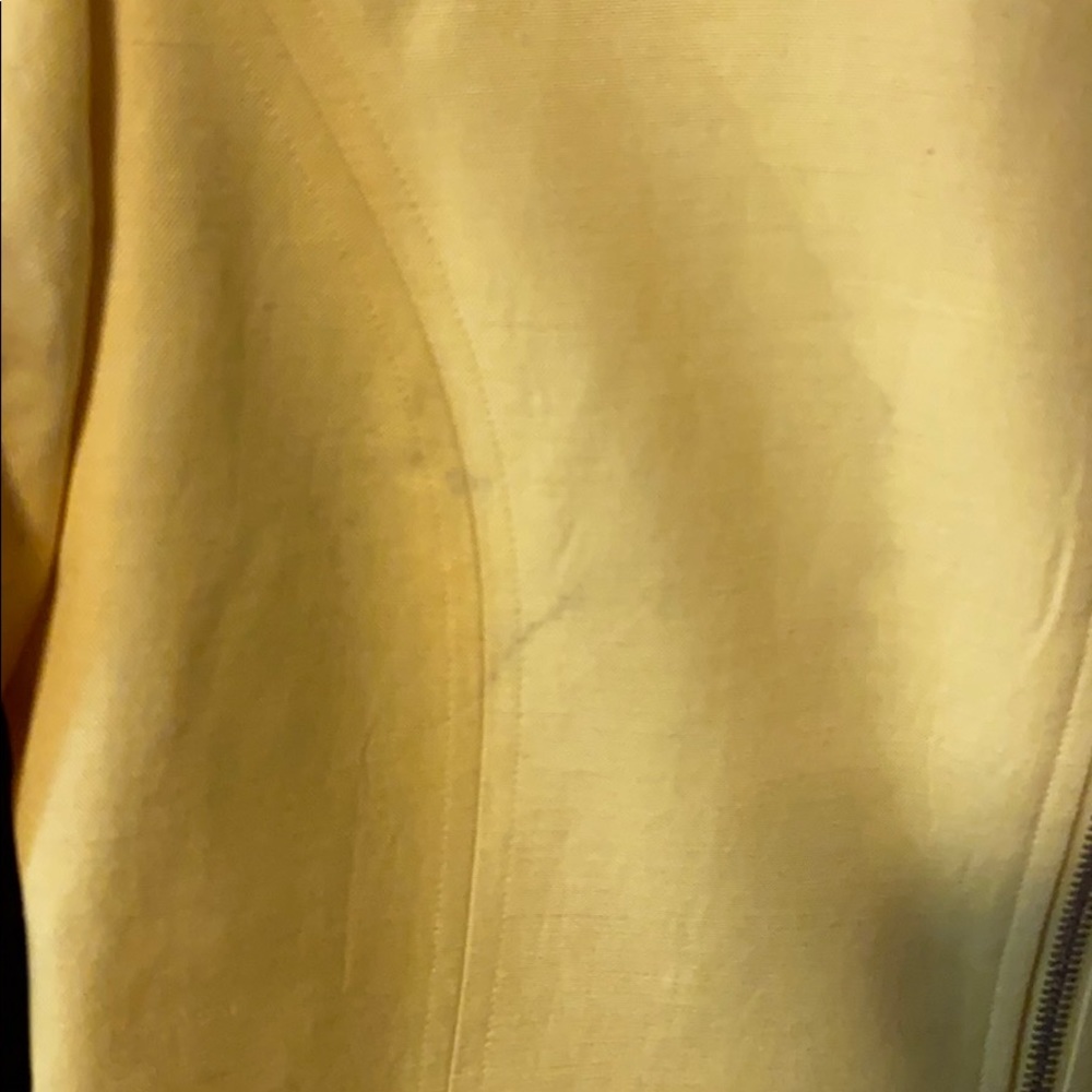 Dana Buchman Yellow Blazer size 6 - Picture 3 of 7